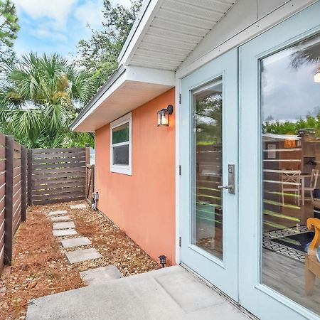 Coral Cottage, Stylish Studio Suite On Canal, Walkable To Beach, Private Parking 圣奥古斯丁 外观 照片
